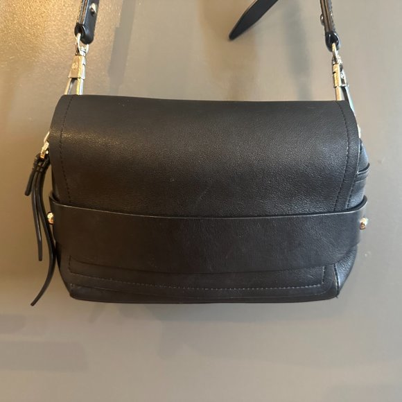 3.1 Phillip Lim Bianca Small Flap Crossbody Bag, Black - Picture 6 of 10
